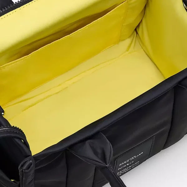 MARC JACOBS The Puffy Nylon Medium Tote Bag - Black - Image 4