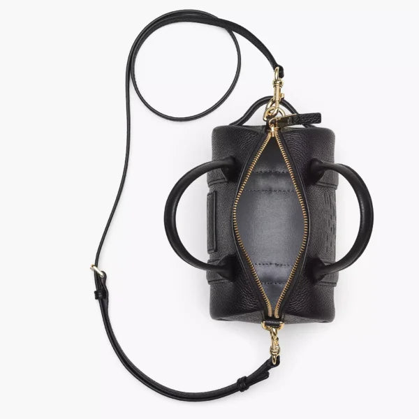 The Marc Jacobs Leather Mini Duffle Bag Black - Image 6