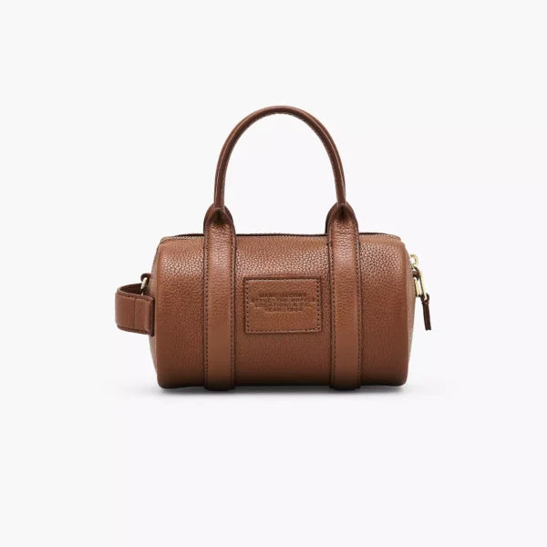 The Marc Jacobs Leather Mini Duffle Bag Argan Oil - Image 3