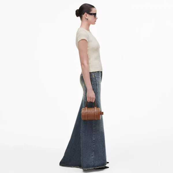 The Marc Jacobs Leather Mini Duffle Bag Argan Oil - Image 6