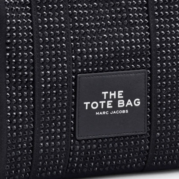 Marc Jacobs The Crystal Canvas Small Tote Bag black crystal - Image 4