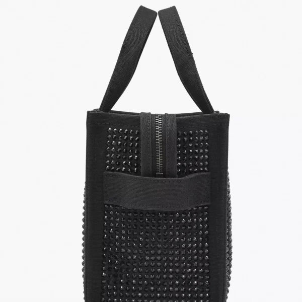 Marc Jacobs The Crystal Canvas Small Tote Bag black crystal - Image 5