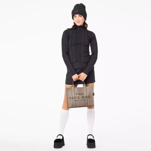 The Marc Jacobs medium Tote Bag Leather Cement - Image 4
