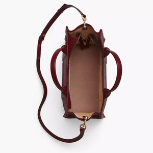 The Marc Jacobs Medium Tote Bag Leather Cherry - Image 5