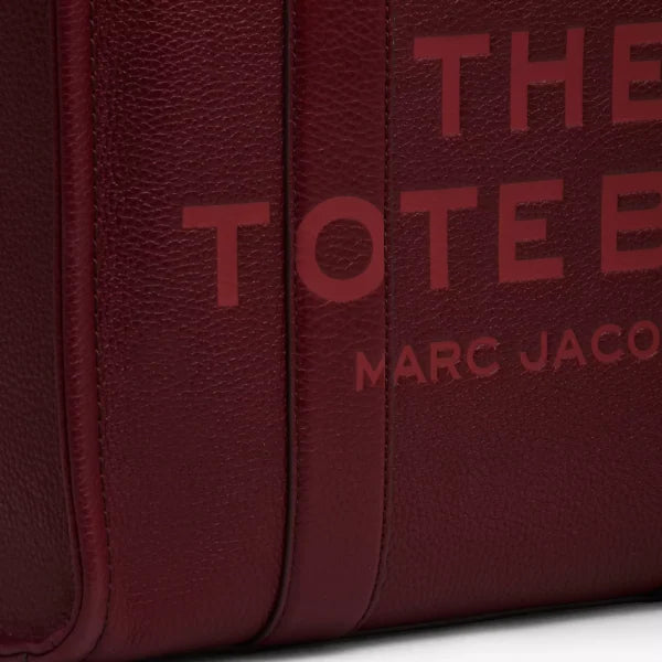 The Marc Jacobs Medium Tote Bag Leather Cherry - Image 7
