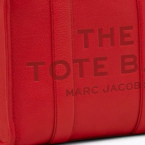The Marc Jacobs Medium Tote Bag Leather True Red - Image 7