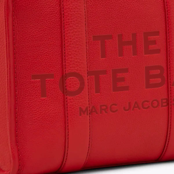 The Marc Jacobs Medium Tote Bag Leather True Red - Image 7