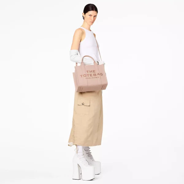 The Marc Jacobs Medium Tote Bag Leather Rose - Image 2