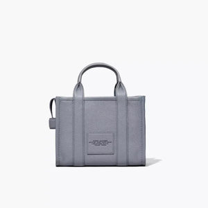 The Marc Jacobs Small Tote Bag Leather Wolf Grey - Image 6