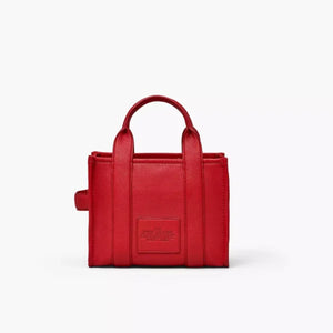 The Marc Jacobs Small Tote Bag Leather True Red - Image 4