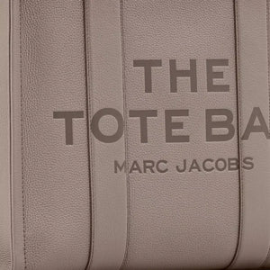 THE Marc Jacobs LEATHER LARGE TOTE BAG Cement - Image 5