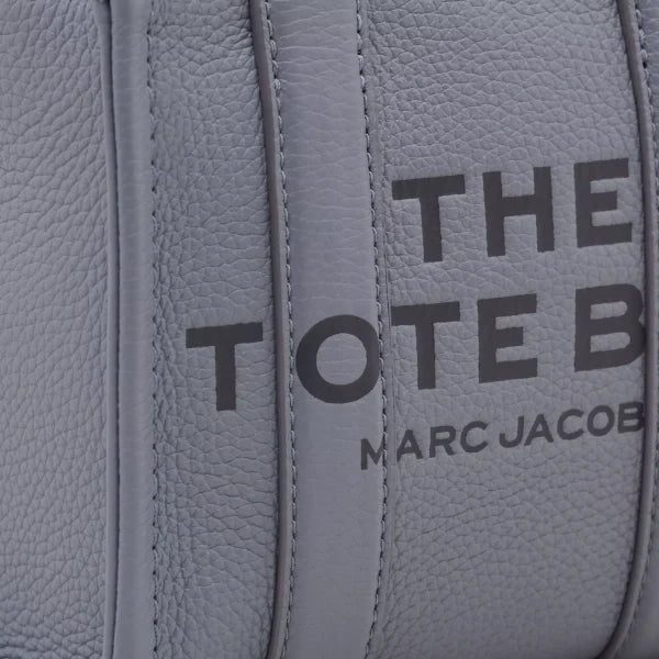 The Marc Jacobs Crossbody Tote Bag Leather Wolf Grey - Image 4