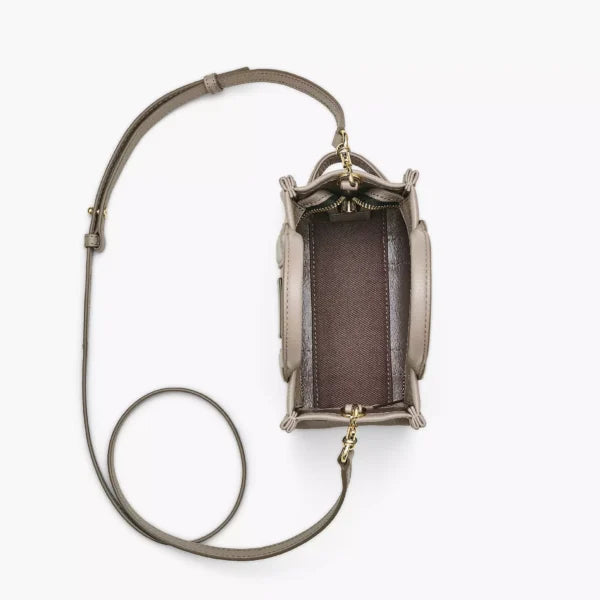 The Marc Jacobs Crossbody Tote Bag Leather Cement - Image 5