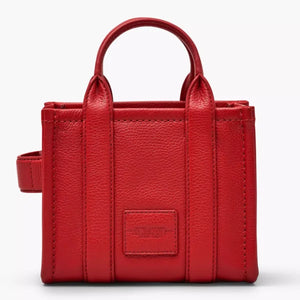The Marc Jacobs Crossbody Tote Bag Leather True Red - Image 3