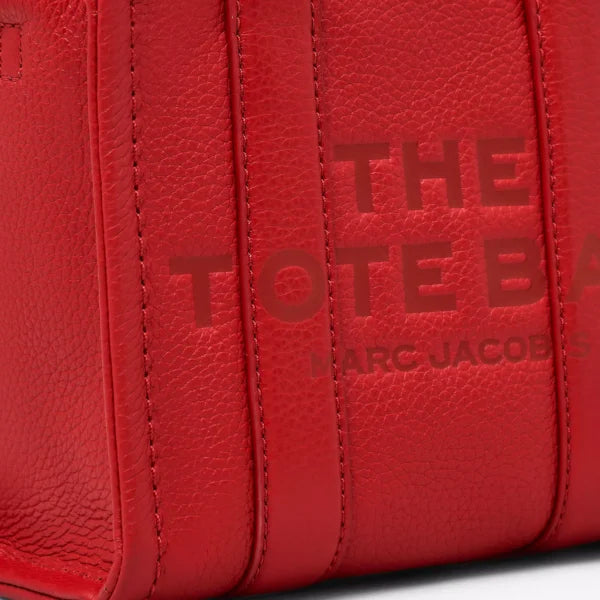 The Marc Jacobs Crossbody Tote Bag Leather True Red - Image 5