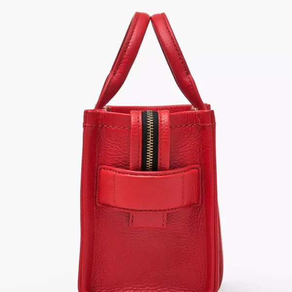 The Marc Jacobs Crossbody Tote Bag Leather True Red - Image 6