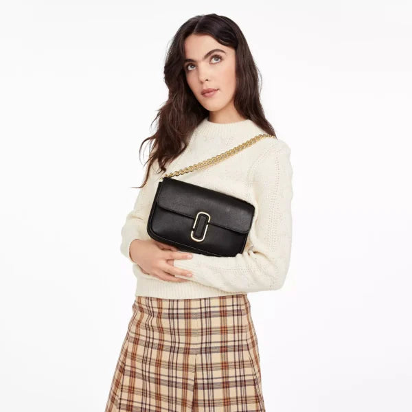 The Marc Jacobs J Marc Shoulder Bag Black - Image 4