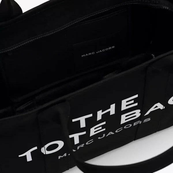 THE Marc Jacobs CANVAS LARGE TOTE BAG Black - Image 7