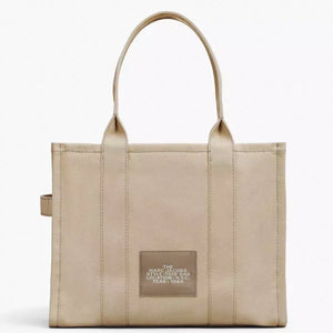 THE Marc Jacobs CANVAS LARGE TOTE BAG Beige - Image 3