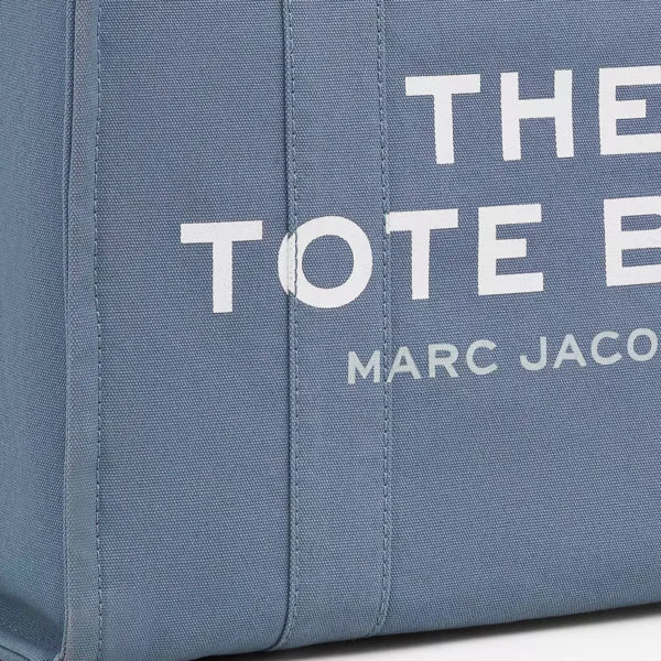 THE Marc Jacobs CANVAS LARGE TOTE BAG Blue Shadow - Image 6