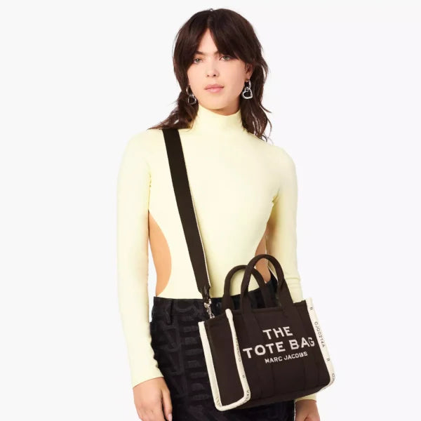 The Marc Jacobs Small Tote Bag Jacquard Black - Image 2