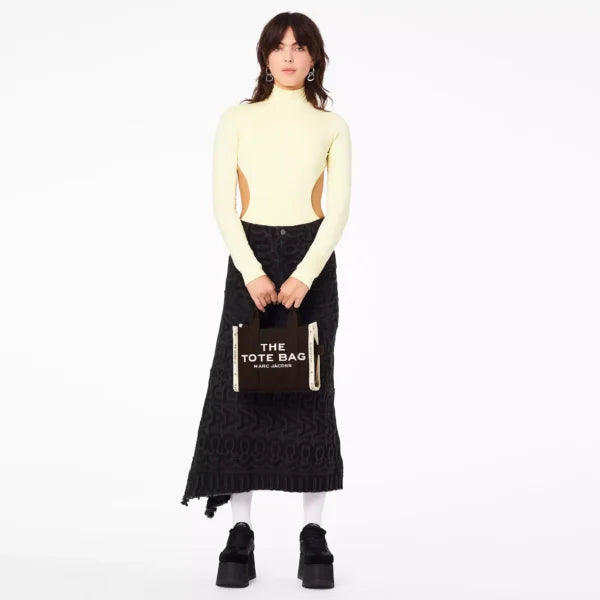The Marc Jacobs Small Tote Bag Jacquard Black - Image 4
