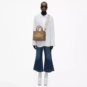 The Marc Jacobs Small Tote Bag Jacquard Camel - Image 2