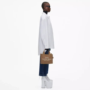 The Marc Jacobs Small Tote Bag Jacquard Camel - Image 7