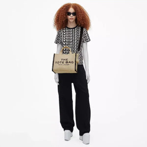 The Marc Jacobs Medium Tote Bag Jacquard Warm Sand - Image 2