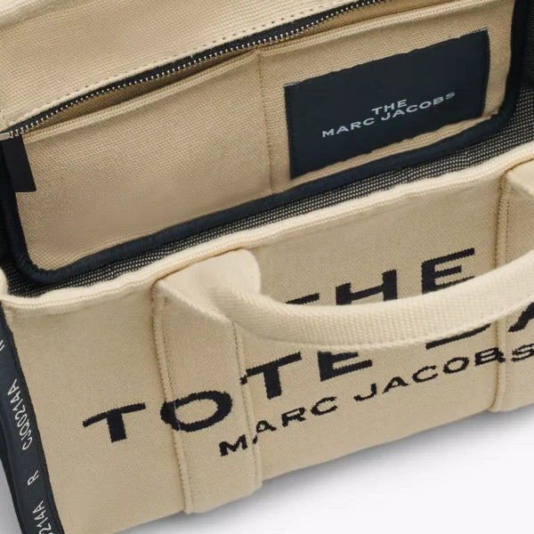 The Marc Jacobs Medium Tote Bag Jacquard Warm Sand - Image 6