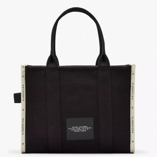 THE Marc Jacobs JACQUARD LARGE TOTE BAG Black - Image 3