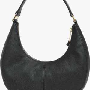 The Marc Jacobs Small Leather Crescent Shoulder Bag Black - Image 3