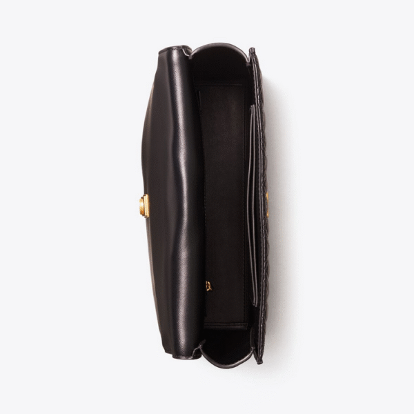 Tory Burch Fleming Convertible Shoulder Bag Black - Image 4
