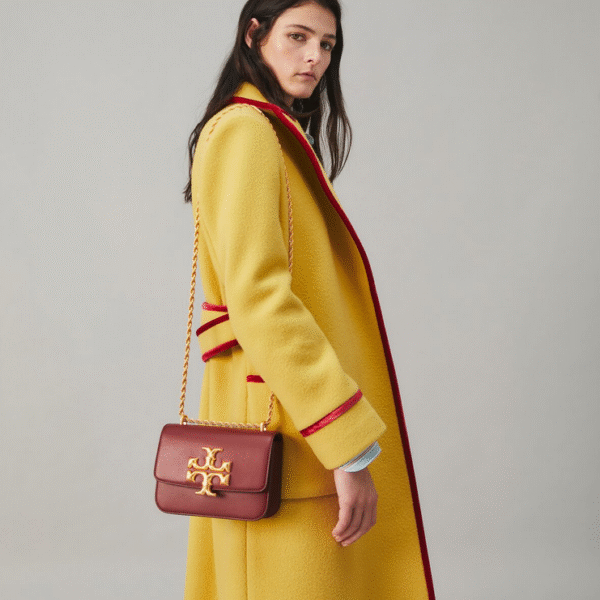Tory Burch Small Eleanor Bag Huckleberry - Image 5