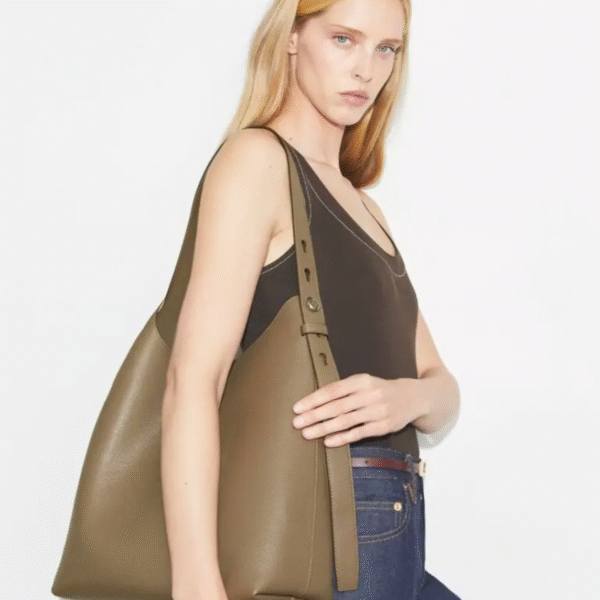 Tory Burch Romy Hobo Bag Wild Mushroom - Image 5