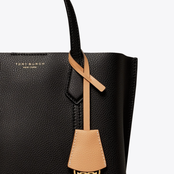Tory Burch Small Perry Triple-compartment Tote Bag Black - Image 3