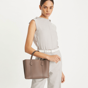 Tory Burch Small Perry Triple-compartment Tote Bag Clam Shell - Image 6