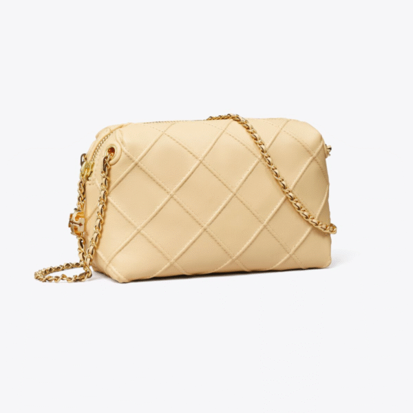 Tory Burch Fleming Soft Crossbody Bag Vanilla Soft Serve - Image 2