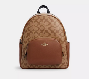 Court Backpack in Signature Canvas - original Coach - Dazz