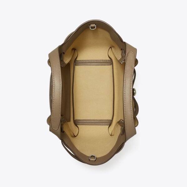Tory Burch Small Romy Tote Wild Mushroom - Image 7