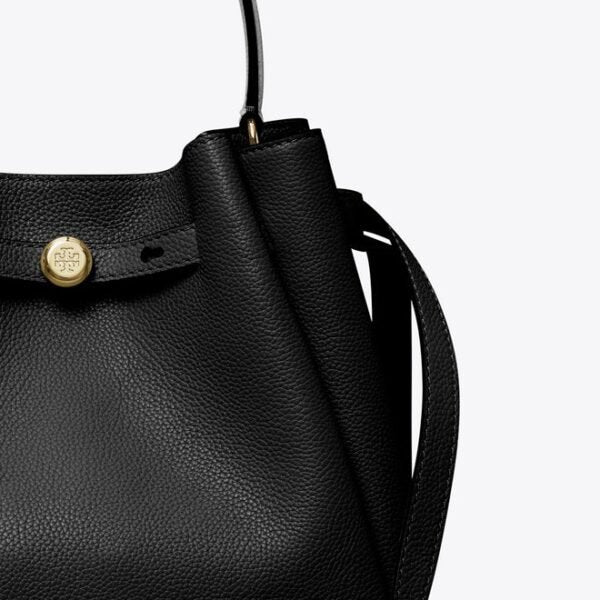Tory Burch Romy Bucket Bag Black - Image 3