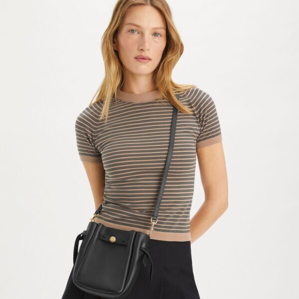 Tory Burch Small Romy Crossbody Black - Image 6