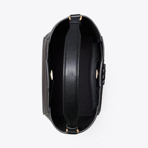 Tory Burch McGraw Small Bucket Bag Black - Image 5