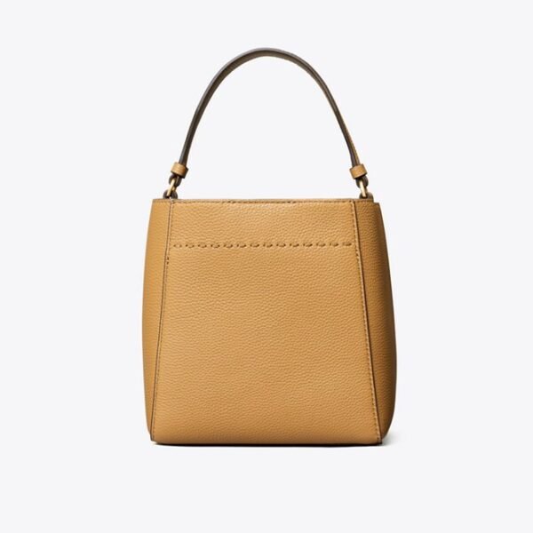 Tory Burch McGraw Small Bucket Bag Tiramisu - Image 3