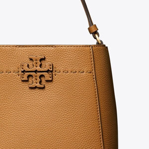Tory Burch McGraw Small Bucket Bag Tiramisu - Image 4