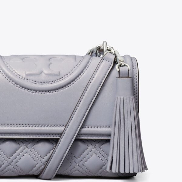 Tory Burch Fleming Small Convertible Shoulder Bag Cloud Blue - Image 2