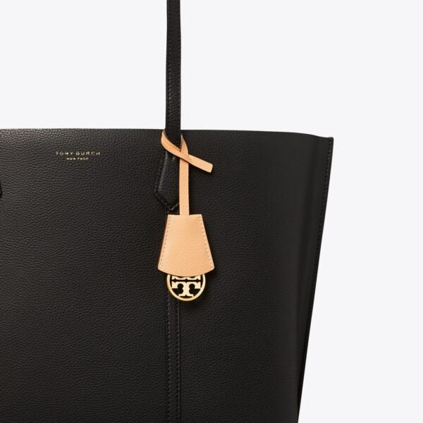 Tory Burch Perry Triple-compartment Tote Bag Black - Image 4
