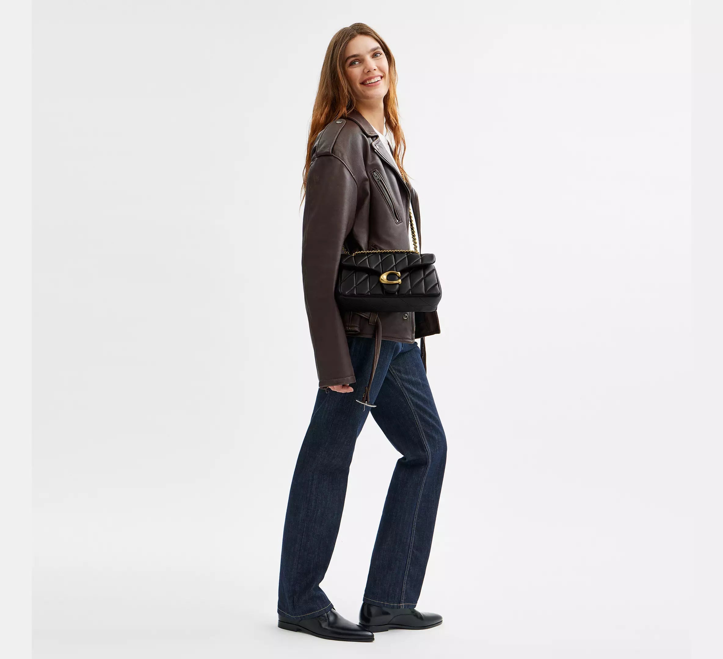 Tabby Shoulder Bag 26 With Pillow Quilting Black - Image 3