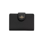 Coach Medium Corner Zip Wallet Gold/Black