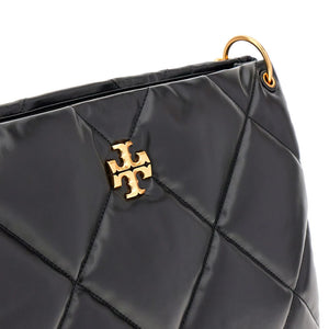 TORY BURCH KIRA DIAMOND HOBO HANDBAG BLACK - Image 3